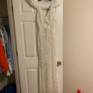 BETSY&ADAM SPARKLY PROM DRESS!!